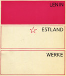 Lenin. Estland. Werke