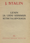 Lenin ja liidu küsimus kesktalupojaga