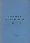 Bibliography of Ilmar Talve 1934-1979